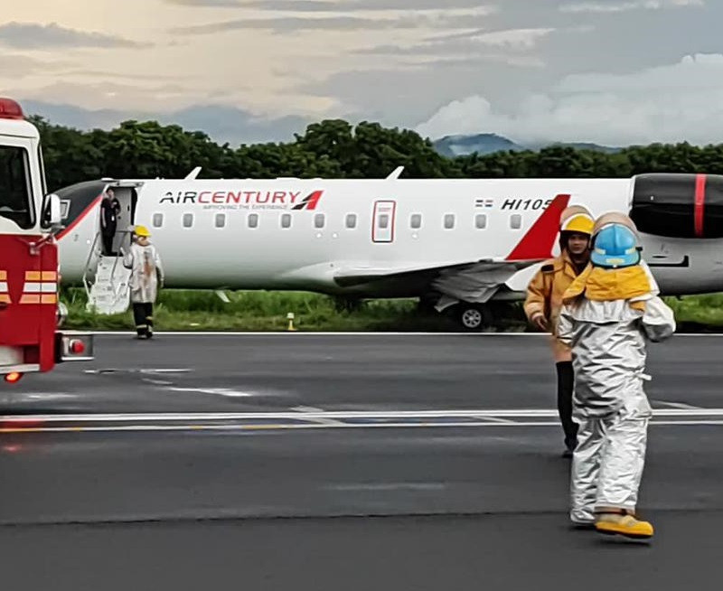 Avión de Air Century se sale de la pista en Aeropuerto de Managua