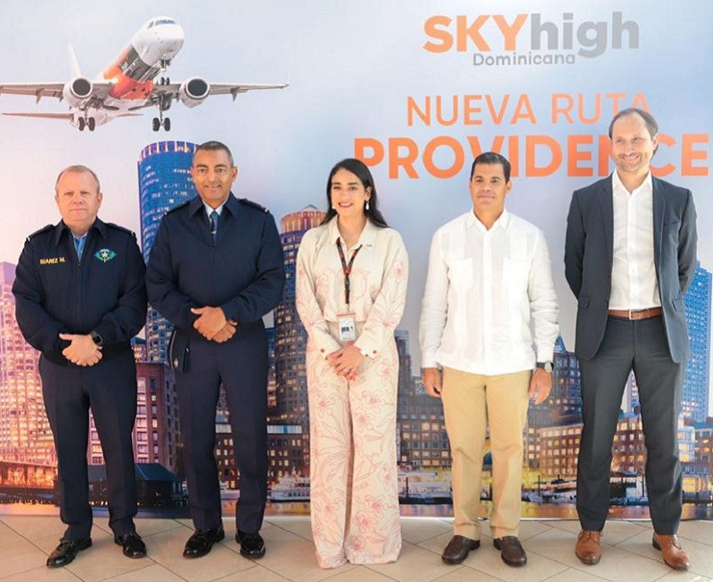 Sky High Dominicana inició nueva ruta Santo DomingoProvidence, Rhode